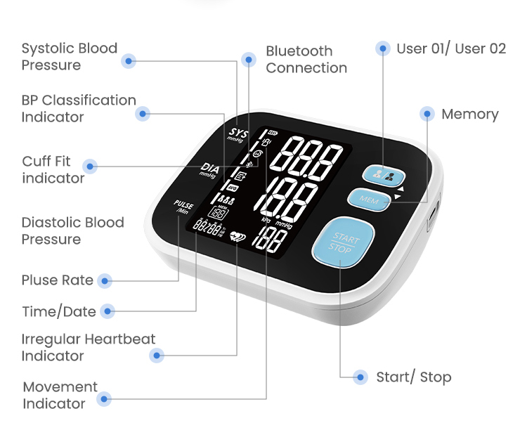 Transtek Arm Blood Pressure Monitor TMB-1776-BZY_12
